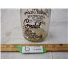 Image 4 : Crystal dairy glass milk bottle (small chip on top)