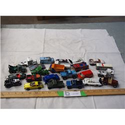 Diecast toy cars some old some new