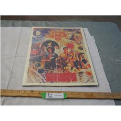 1989 Tears for Fears concert poster