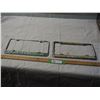 Image 1 : 2 Chrome license plate covers