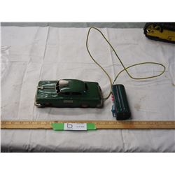 1950's tin battery operated Line Mar toys Japan police car