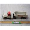 Image 1 : Transport truck and trailer tin toy made in Japan