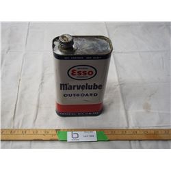 Esso Marvelube 1 at outboard oil tin