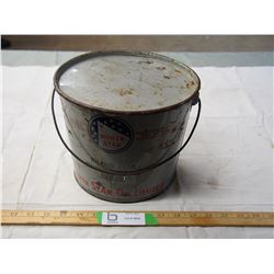 10lb North Star Grease pail (with contents)