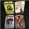 Image 1 : COLLECTIBLE MUSIC TIN SIGN LOT