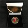 Image 1 : Rolling Stones Anniversary Coin 1962-2014 Rare Celebrating 52 Years W/ Display Case