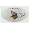 Image 1 : Daunte Culpepper Signed Vikings Logo Football (Beckett COA)