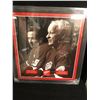 Image 1 : GORDIE HOWE & STEVE YZERMAN FACSIMILIE SIGNED CUSTOM FRAMED PHOTO 32X34