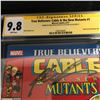 Image 3 : TRUE BELIEVERS: CABLE & THE NEW MUTANTS #1 CGC SIGNATURE SERIES GRADE 9.8 (MARVEL COMICS) 2017