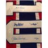 Image 2 : MJULTI SIGNED CANADIENS 10 CUPS CLUB JERSEY (RICHARD, BELIVEAU, COURNOYER) JSA LOA