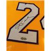 Image 2 : AUTOGRAPHED KOBE BRYANT 33x35 CUSTOM FRAMED LAKERS JERSEY (STEINER COA)