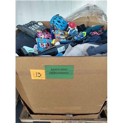 Contents of Large Tri-Wall Box: Mixed Misc. Merchandise