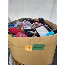 Contents of Large Tri-Wall Box: Mixed Misc. Merchandise