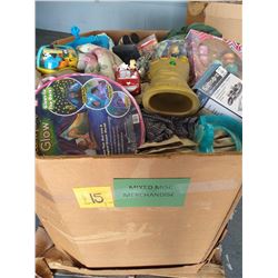 Contents of Large Tri-Wall Box: Mixed Misc. Merchandise