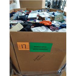 Contents of Large Tri-Wall Box: Mixed Misc. Merchandise
