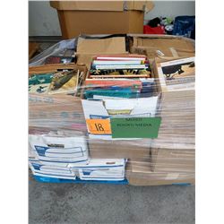 Contents of Large Tri-Wall Box: Books & Mixed Media
