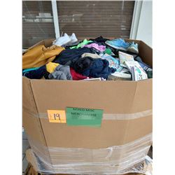 Contents of Large Tri-Wall Box: Mixed Misc. Merchandise