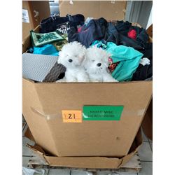 Contents of Large Tri-Wall Box: Mixed Misc. Merchandise