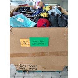 Contents of Large Tri-Wall Box: Mixed Misc. Merchandise