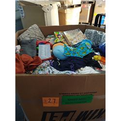 Contents of Large Tri-Wall Box: Mixed Misc. Merchandise