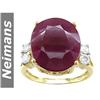 Image 1 : 1.75 ct Pink Spinel & VS Diamond Ring 14K Gold