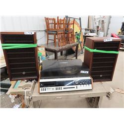 Webcor AM/FM 8 Track Record Player