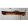 Image 1 : WOODEN COAT RACK/SHELF. RACK ONLY