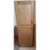 Image 1 : TWO DOOR WOODEN SHELVING UNIT 60'X34X72'