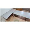 Image 4 : TWO GREY OFFICE TABLES