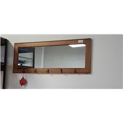 MIRROR WITH 5 HOOKS