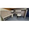Image 9 : COMPLETE OFFICE UNIT - DESKS, CABBINETS, OFFICE PARTICIANS. GREAT SHAPE
