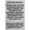 Image 1 : AUCTION VIEWING AND SHIPPING INFO