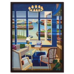 Datian, "Hilltop View" Framed Limited Edition on Canvas, Numbered 31/150 and Han