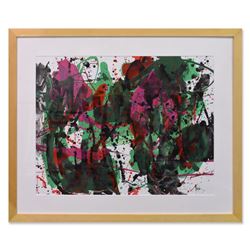 Jenik Cook, Framed Original Watercolor Painting, Hand Singed with Letter of Auth