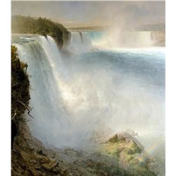 Frederic Edwin Church  - Niagra Falls from the American Side