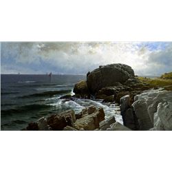Alfred Thompson Bricher - Castle Rock, Marblehead