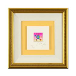 Peter Max, "Cosmic Runner with Planets" Framed Limited Edition Lithograph, Numbe