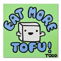 Todd Goldman, "Tofu" Original Acrylic Painting on Gallery Wrapped Canvas, Hand S
