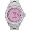 Image 1 : Rolex Ladies Stainless Steel Pink Diamond 26MM Oyster Perpetual Datejust