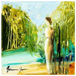 Adriana Naveh, Original Acrylic Painting on Canvas, Hand Signed with Letter of A