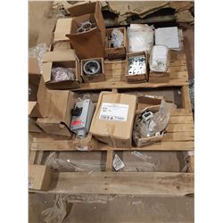 PALLET OF MISC ELECTRICAL PRTS