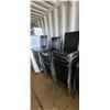 Image 2 : 29 BLACK STACKING CHAIRS