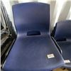 Image 2 : BLUE STCKING CHAIRS QTY 19