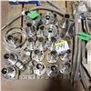 Image 1 : LARGE QTY OF STAINLESS STEEL FLANGES