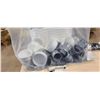 Image 8 : BAGS OF ASSORTED CONNECTORS, END CAPS  AND MISC