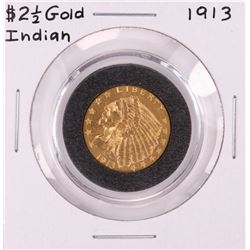 1913 $2 1/2 Indian Head Quarter Eagle Gold Coin