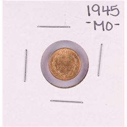 1945 Mexico Dos Pesos Gold Coin