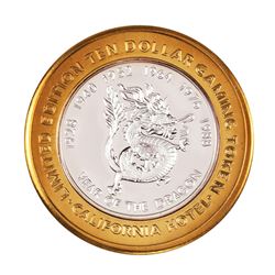 .999 Fine Silver Sam Boyd's California $10 Casino Limited Edition Gaming Token