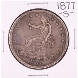 1877-S $1 Trade Silver Dollar Coin