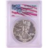 Image 1 : WTC Ground Zero Recovery 1989 $1 American Silver Eagle PCGS Gem Uncirculated